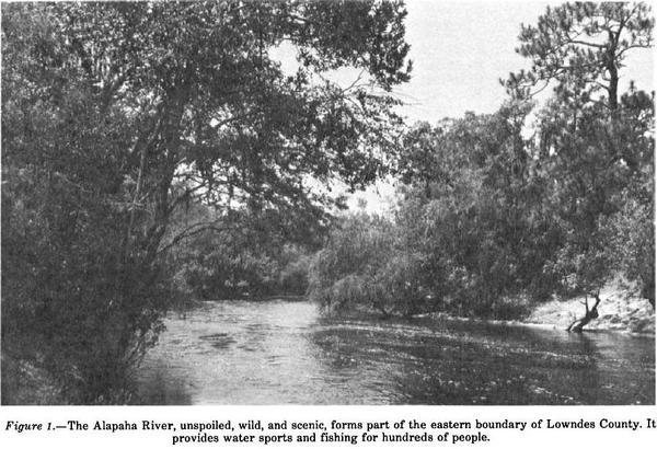 600x410 Alapaha, in oil Survey of Lowndes County, by USDA, for WWALS.net, 0 August 1979