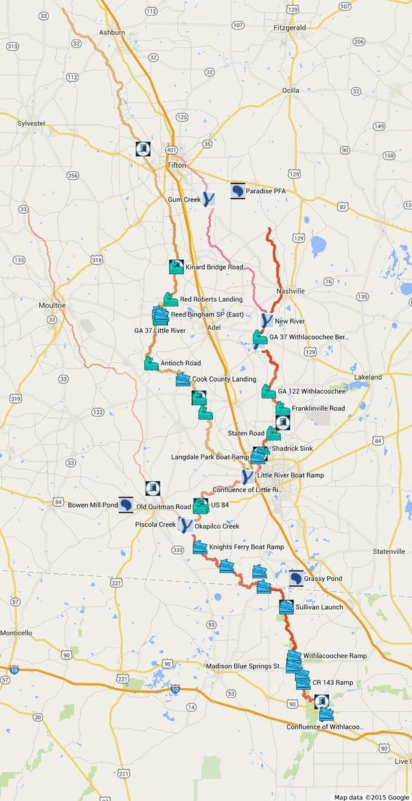 600x1165 Withlacoochee River and tributaries, in Withlacoochee River Water Trail, by John S. Quarterman, for WWALS.net, 4 May 2015