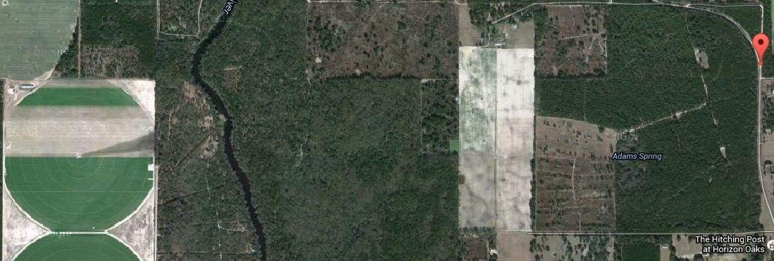 1099x371 Google Map, in Adams Spring and Bill Gates, by Chris Mericle, for WWALS.net, 13 August 2015