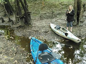 No problem; easy portage 30.8905258, -83.3210907