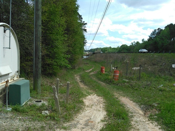 River seen from wastewater station
