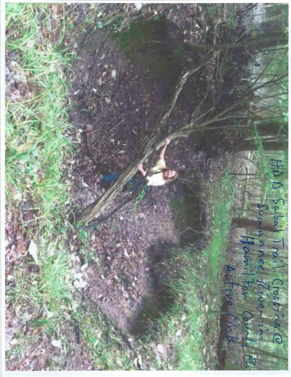 Figure 4: Active sink 1, Sabal Trail HDD, Suwannee River, Hamilton Co.
