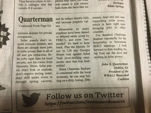 Solar jobs right here for local people, not for crews from Houston, Texas.