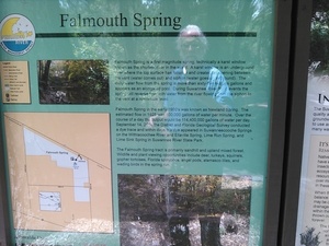 Falmouth Spring kiosk 30.3620873, -83.1345062
