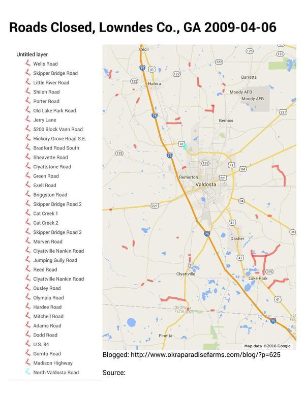 List of roads closed