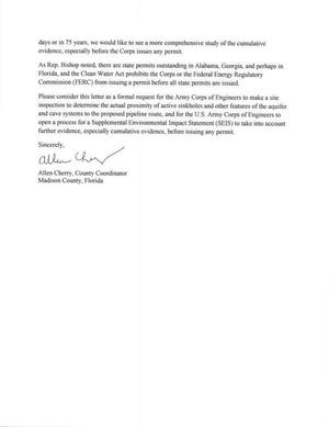 formal request for a SEIS