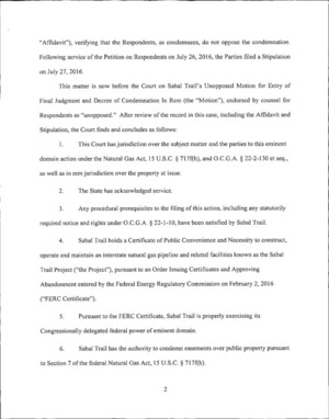 the Court finds and concludes as follows: