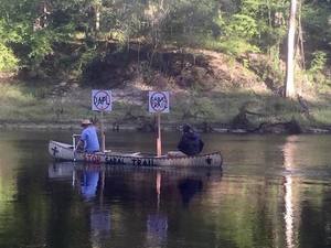 #NoDAPL #NoSabalTrail canoe