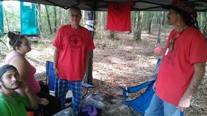 A peaceful encampment