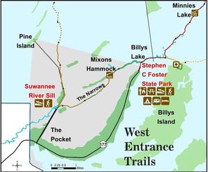 Okefenokee West Entrance Trails