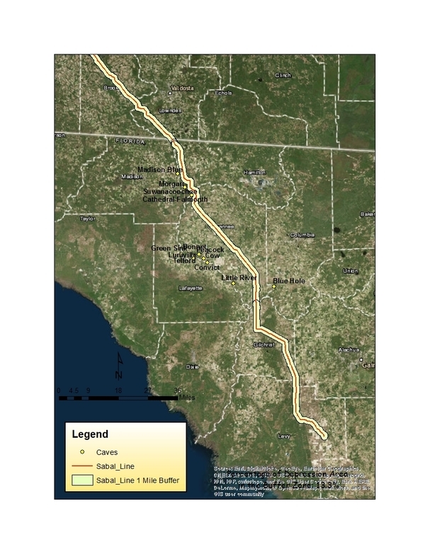 Caves near Sabal Trail