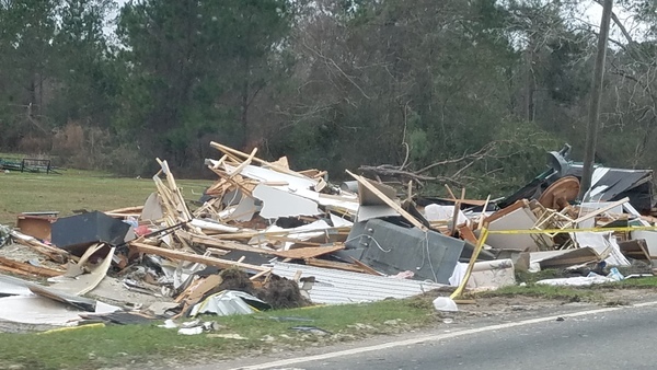 Only rubble left at Rock Hill Road
