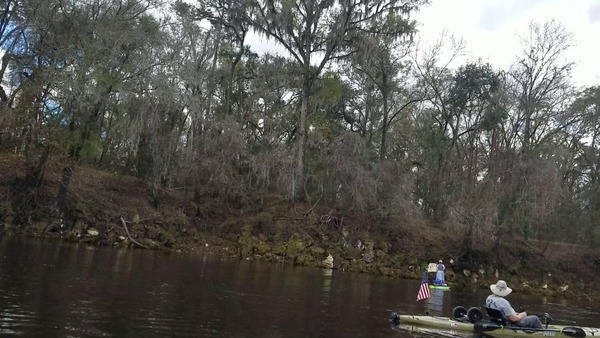 Suwannee County (left) bank, Suwannee River, Sabal Trail crossing,
