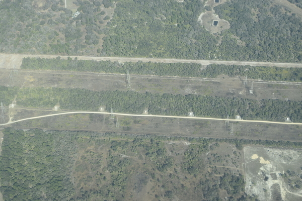 Power line near dig site under US-19,