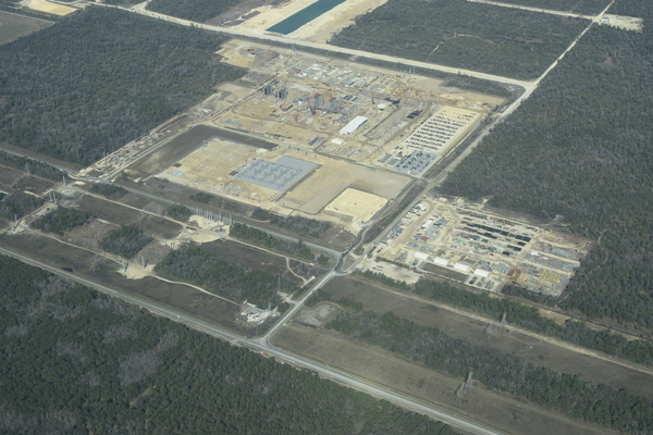 End of Sabal Trail Citrus County Line at Duke natural gas plant, Crystal River, FL,