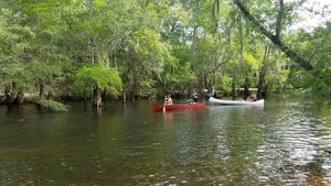 Two in a canoe and Alton Burns 31.1924637, -83.5218523