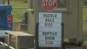 Paddle Race 8:00 (Reptile Show 2:30) 31.1672222, -83.5491667