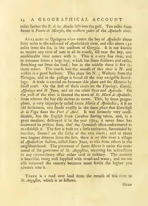 [St. Juan River in William Roberts, An account of the first discovery, and natural history of Florida, 1763]