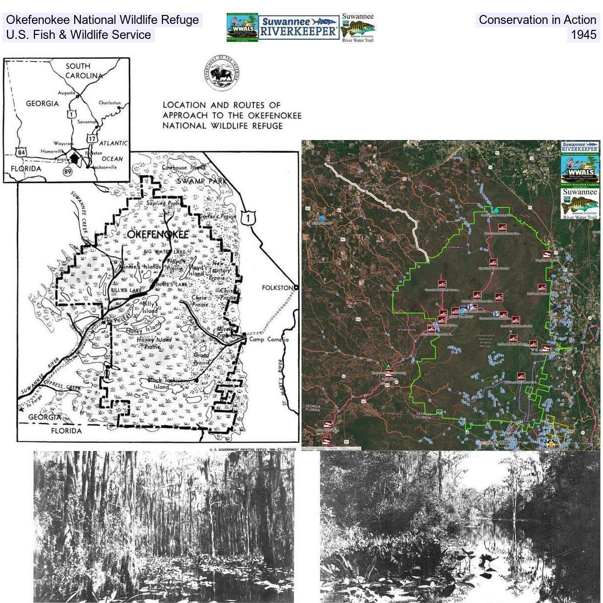 Okefenokee National Wildlife Refuge, Conservation in Action, U.S. Fish & Wildlife Service, 1945