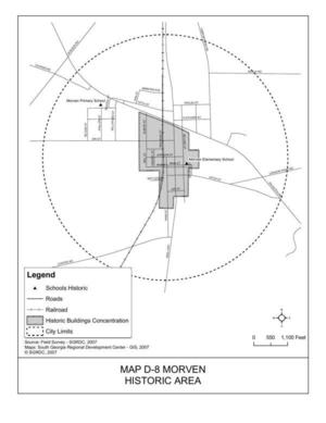 [Map D-8 [D-25] Morven Historic Area]
