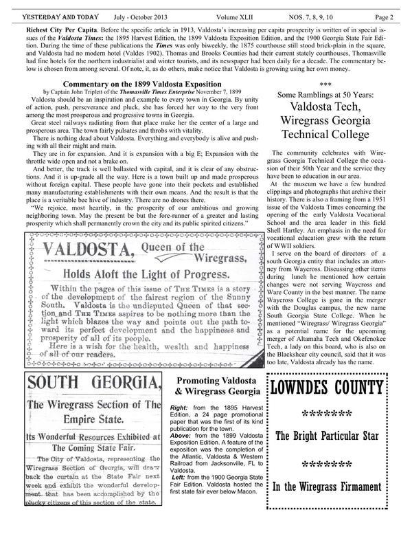 1899 Valdosta Exposition