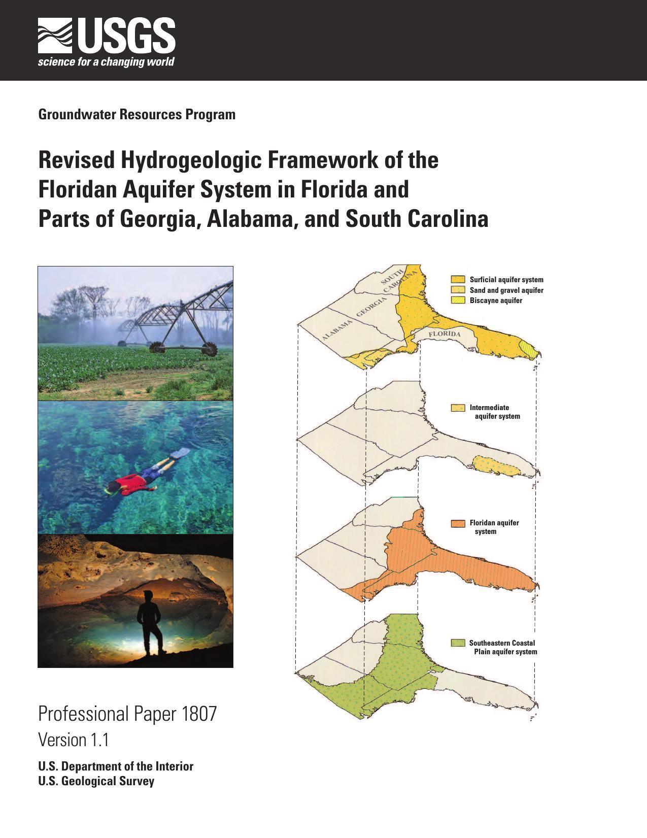 Revised Hydrogeologic Framework of the Floridan Aquifer System in Florida and Parts of Georgia, Alabama, and South Carolina, 2025-01-01 --Lester J. Williams and Eve L. Kuniansky