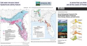 [Salt water intrusion inland is worse than you think, Apalachicola salinity feature, and all the coasts of Florida]