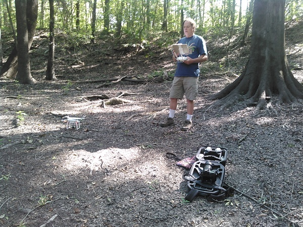 Drone ready to fly