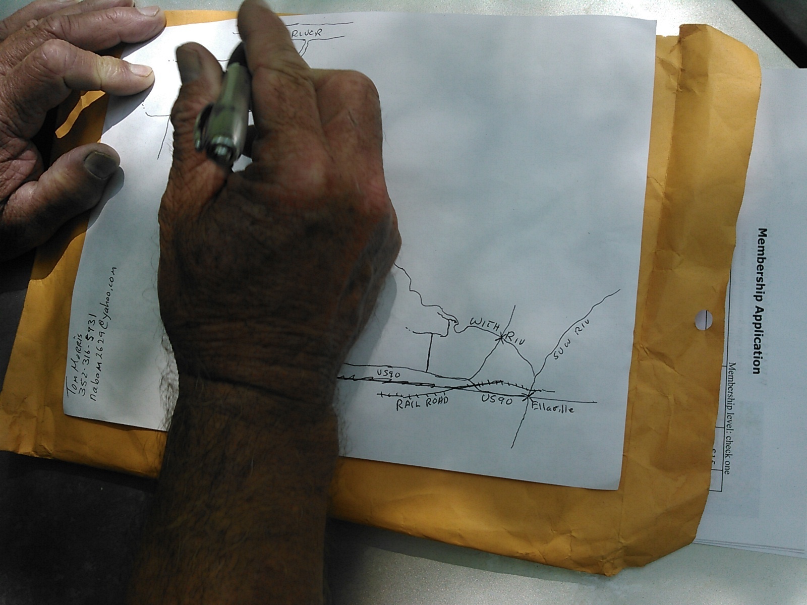 Sketch map