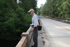 [Bret on the bridge]