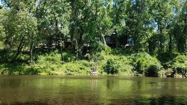 House on bank, 30.50247, -83.24259