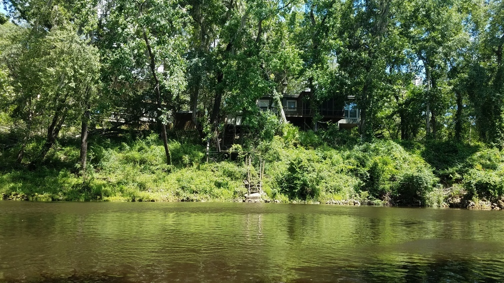 House on bank, 30.50247, -83.24259