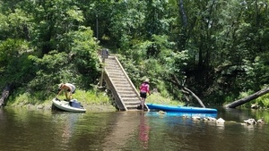[Shirley gets her boat in Hardee Spring, 30.5446892, -83.2511847]