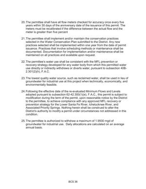 [use directly or indirectly withdraws or diverts water, pursuant to subsection 40B-]