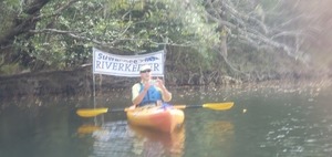 [Banner selfie, 12:13:58, 30.6271630, -83.2720020]