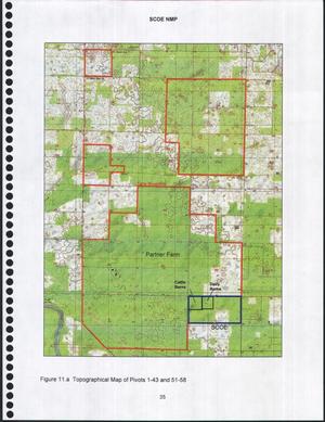 [Figure 11.a Topographical Map of Pivots 1-43 and 51-58]