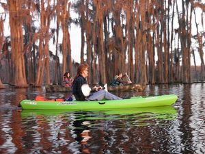 [Green kayak]