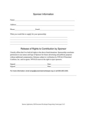 [Sponsor Information]