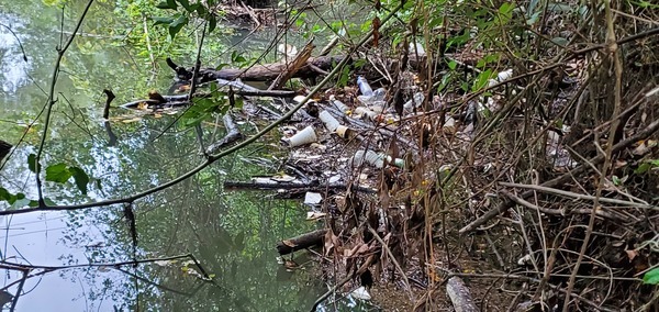 More trash