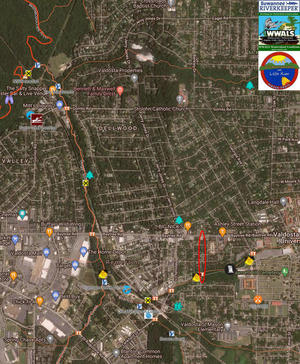 [map: Onemile Branch]