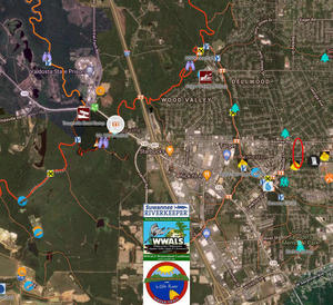 [map: Sugar Creek]