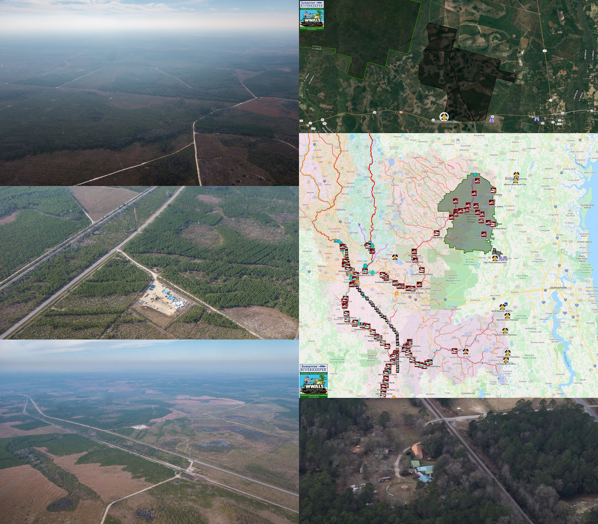 [Twin Pines Minerals mine land, maps, Cherokee of Georgia Tribal Grounds]