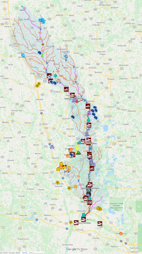 [ARWT in Alapaha River watershed]