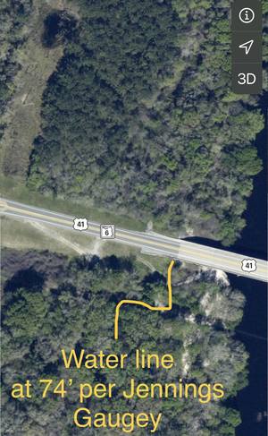 [Water line at 47' on Jennings Gauge]