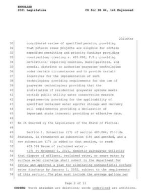 [a plan for eliminating nonbeneficial surface water discharge by January 1, 2032]