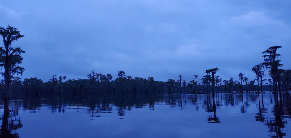 Cerulean sky and water