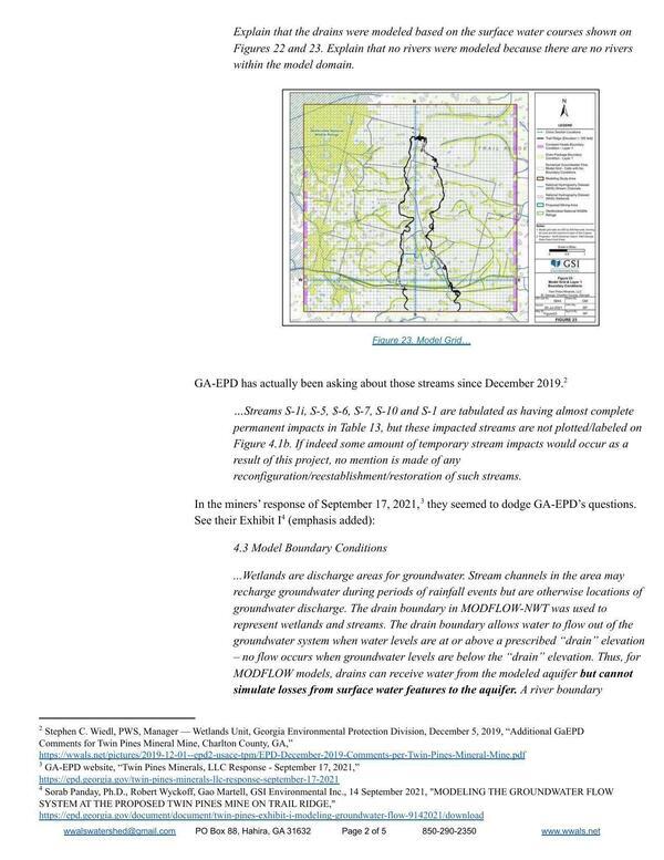 GA-EPD has actually been asking about those streams since December 2019.