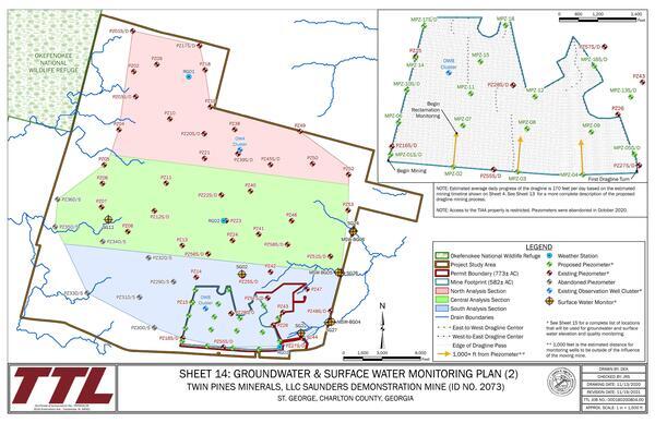 SHEET 14: GROUNDWATER & SURFACE WATER MONITORING PLAN (2)