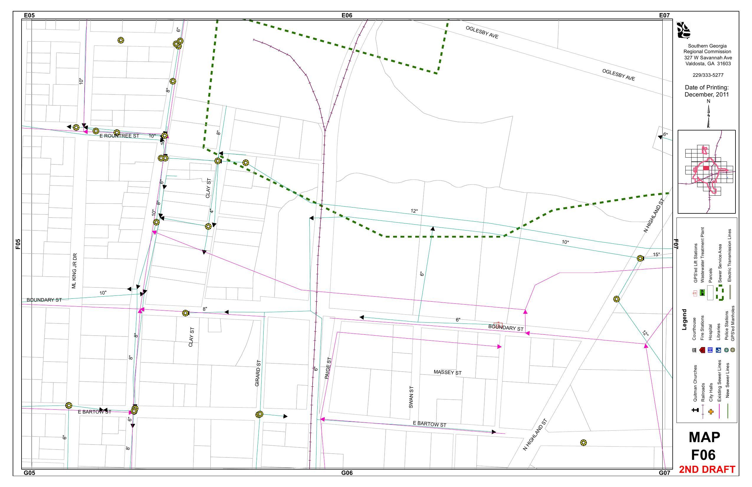 Quitman Sewer Mapbook Page 35