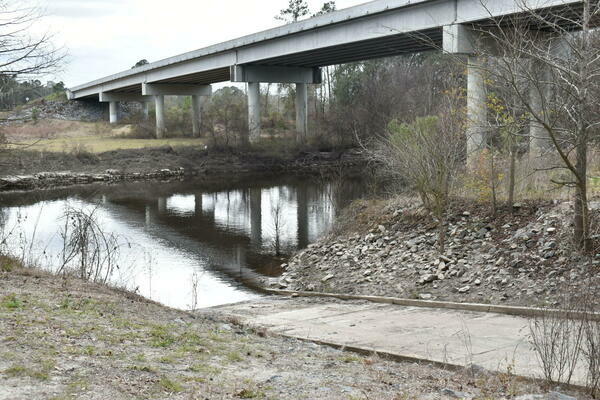 State Line Boat Ramp Water Level, Withlacoochee River @ GA 133 2022-02-03